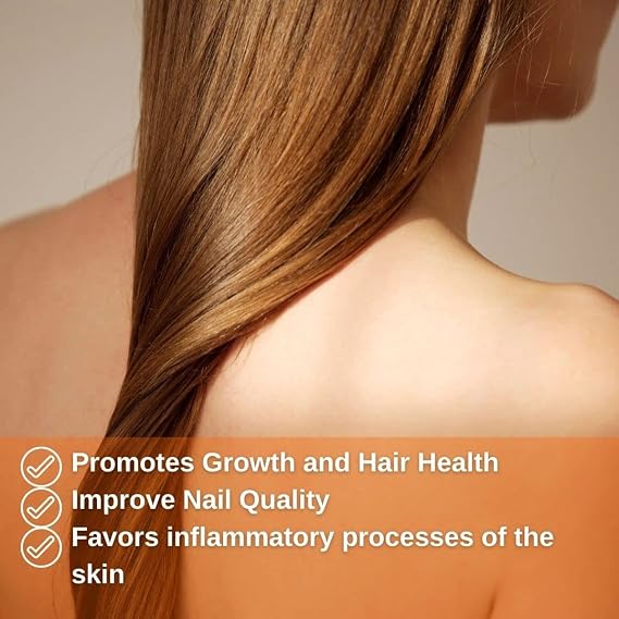 Hydrolyzed Collagen with Vitamins E y C Plus Biotin. Healthy Skin, Nails and Hair