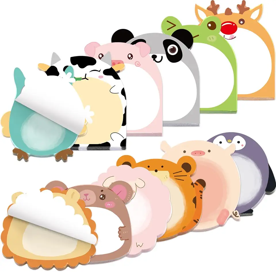 Animal Sticky Notes (24 pads)