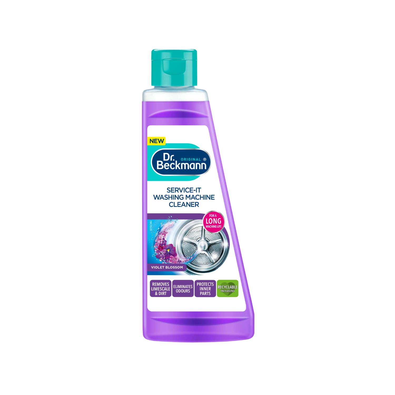 Dr. Beckmann Service It Liquid Washing Machine Cleaner - Purple