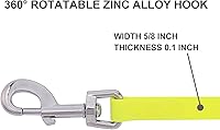 Vista 5 de Correa larga impermeable duradera para entrenamiento de retiro de perros, ideal para senderismo al aire libre, entrenamiento, patio, playa y Amarillo
