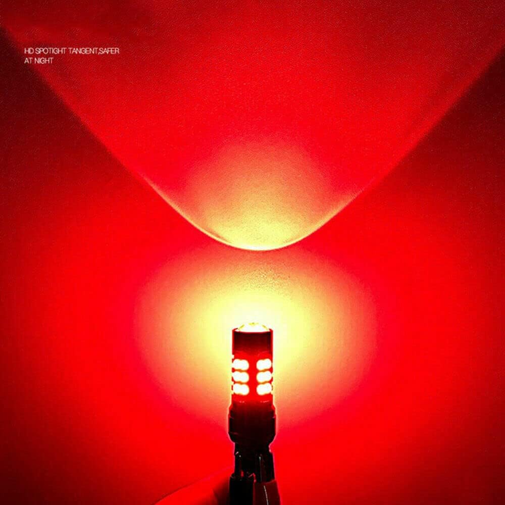 7443 Red LED Strobe Brake Lights Bulbs for Honda Accord Civic CR-V Element FIT Odyssey Pilot 1995-2015