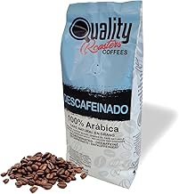 Quality Roasters Natural Bean Coffee - Decaffeinated - 100% Arabica - Medium Roast - Artisan Roast (1 Kg, Classic Roast)