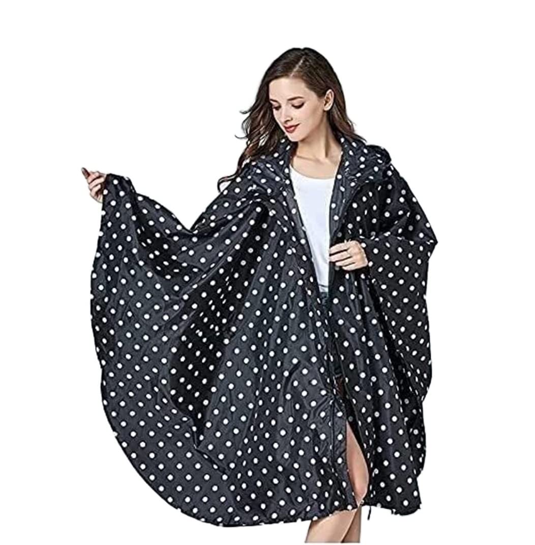 Chubasquero Poncho De Lluvia con Capucha para Adultos con Cremallera, Impermeable Ligero para Hombres Y Mujeres Ponchos De Lluvia Impermeables