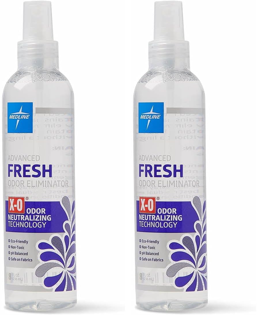 Advanced Fresh Odor Eliminator Spray, Natural Essential Oil-Based Air Freshener, No Harsh Chemicals, Neutralizes Odor Molecules in Air or on Surfaces, Non-Toxic, pH Balanced, Fresh Scent, 8 Oz