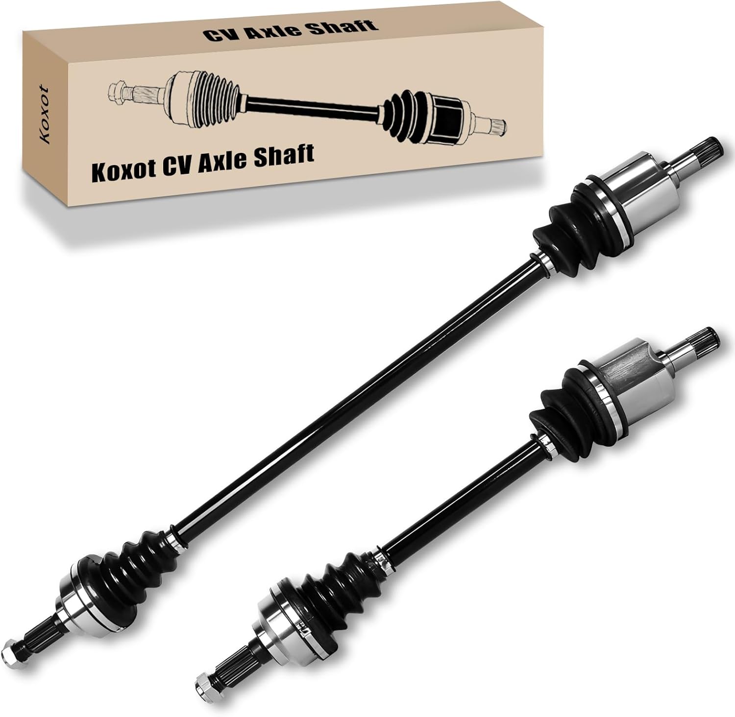 2PCS Front CV Axle Shaft Assembly Compatible with Honda Civic 1.8L L4 2006 2007 2008 2009 2010 2011, Driver and Passenger Side, ‎NCV36568, NCV36569