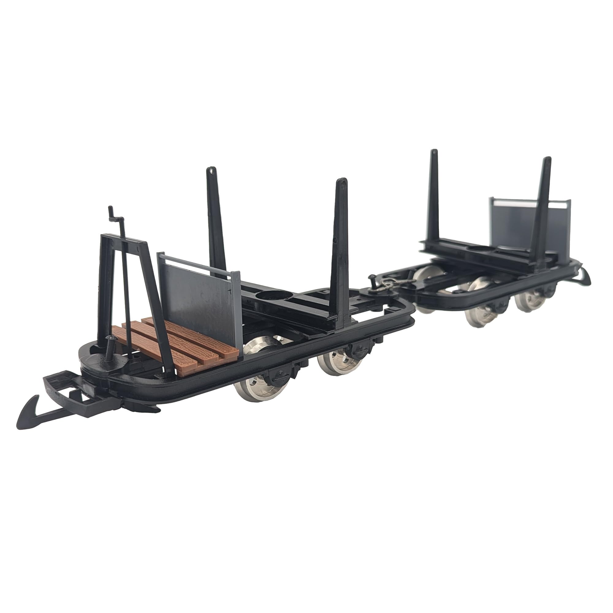 Drehschemel-Loren Feldbahnwagen - Selbstbauwagen/Bausatzwagen - Gartenbahn Spur G