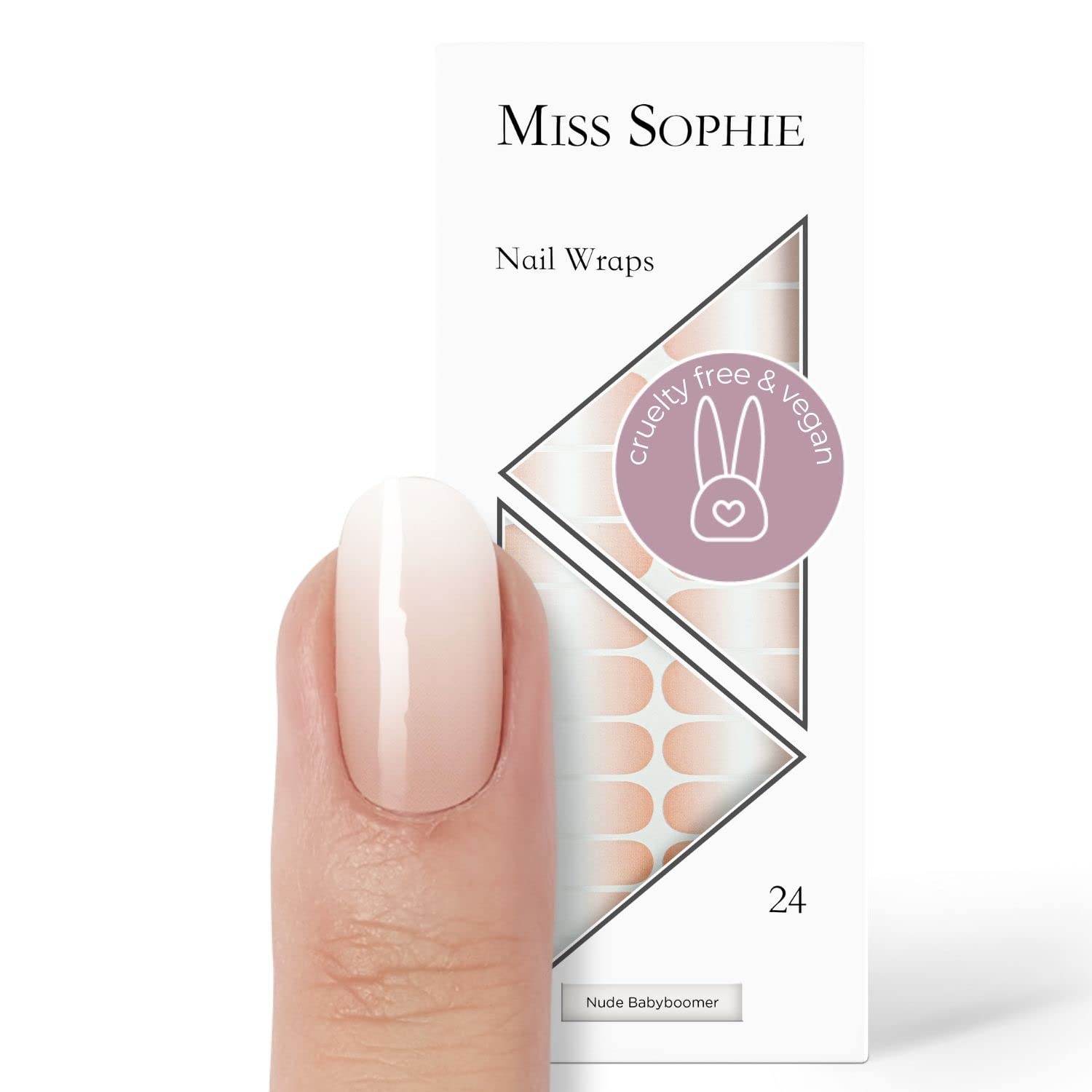 Miss Sophie Nail Wraps - 24 Ultra-Thin-self-Adhesive Long-Lasting Nail Wraps