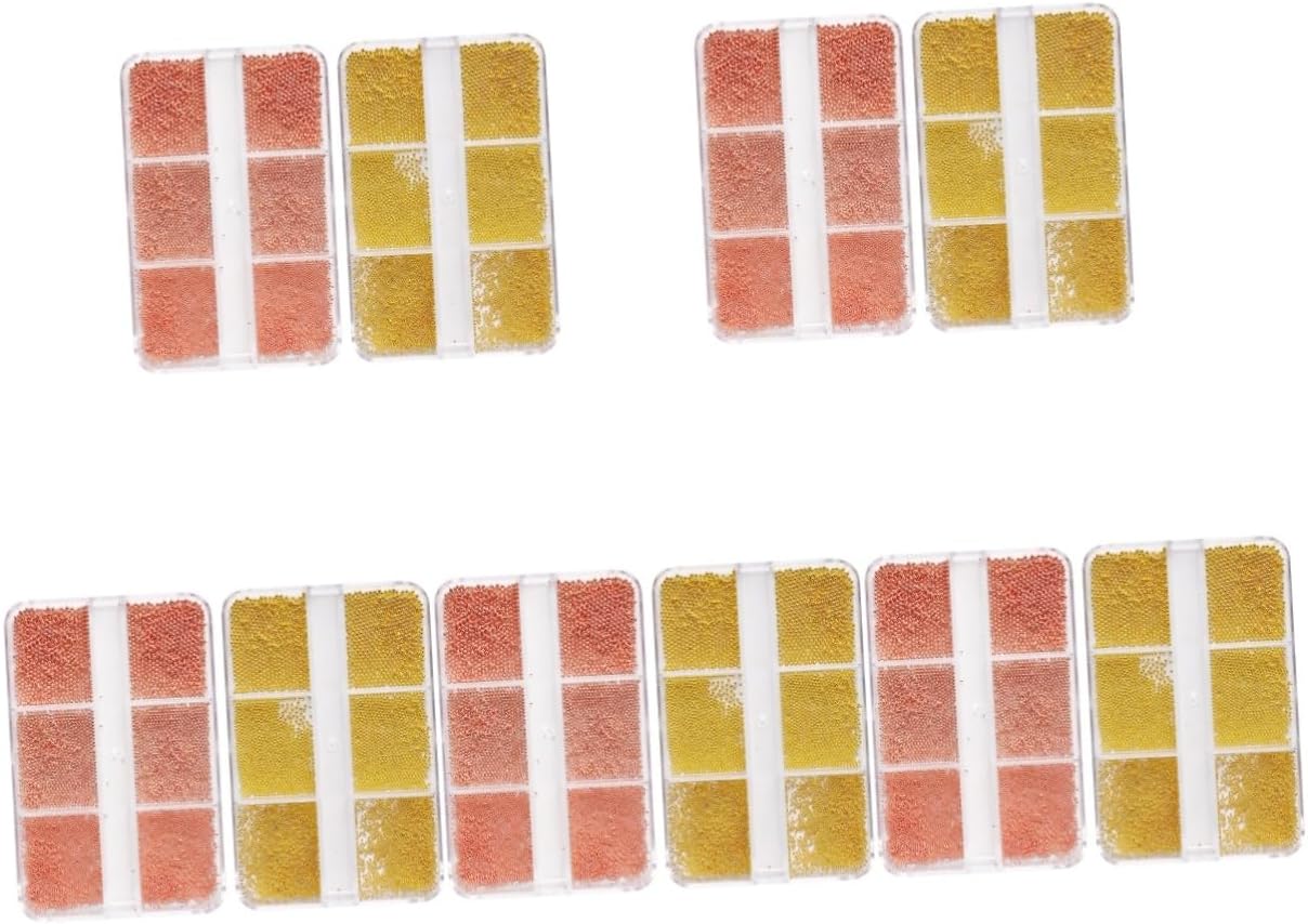 Beads Nail Art Charms of Decorative Beads for Crafts for Natural and Artificial Nails Easy to Apply Remove