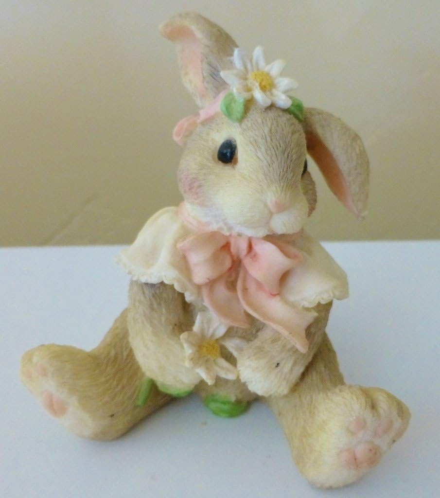 My Blushing Bunnies "Loves Me, Loves Me Not" 156973 Bunny with Daisy