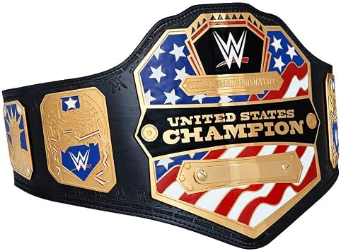 WWE Authentic Wear United States Championship Commemorative Title Belt (2014) Multi
