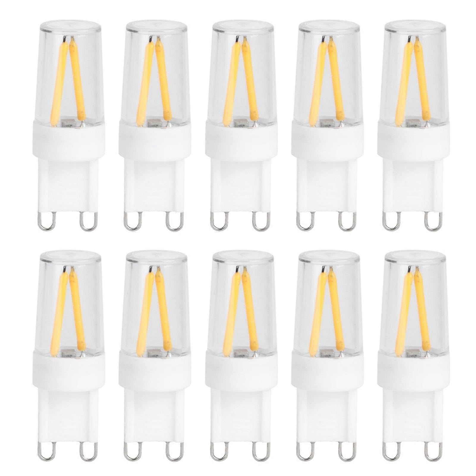 Joyhappst Image Color 10Pcs G9 Base Led Light Bulbs 1.5W Ac110v Bi?Pin Bulb For Chandelier Ceiling Light Wall Lamp