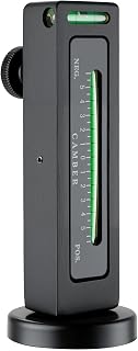Universal Magnetic Gauge Tool, Adjustable Camber Caster Gauge, Strong Magnetic Base Aluminum Alloy Wheel Alignment Tool for Automotive Vehicle Truck RV Tire Repair, Car Accessories (Black)