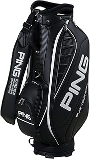 ピン(PING) XLT 38653 CB-U2505 キャディバッグ 9型 口枠5分割 (BLACK 38653-02)