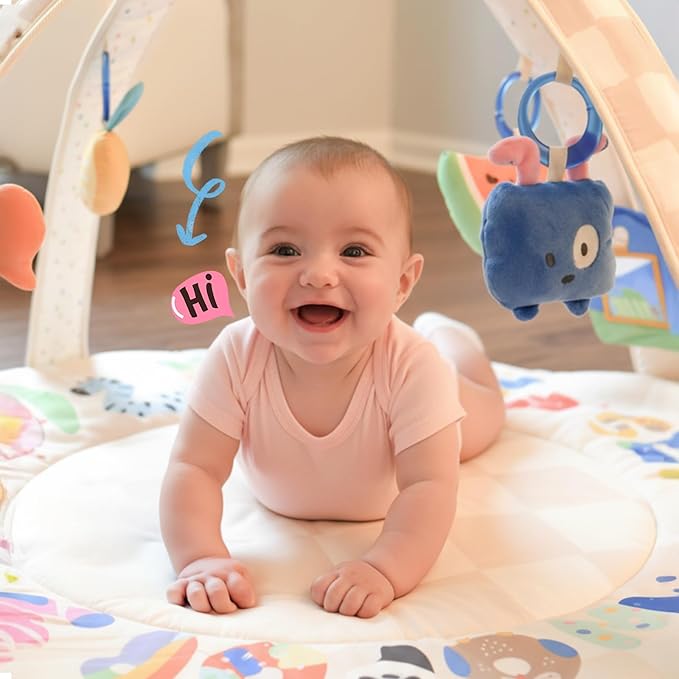 Baby Play Gym & Activity Mat with Light-up Musical Arch miniatura 5