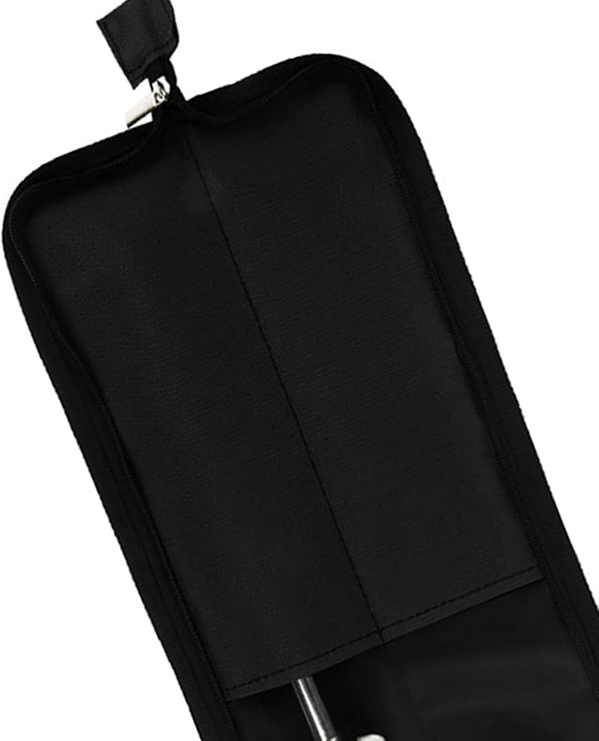 Keenso Drum Stick Storage Hanging Bag Portable Drumstick Holder Case with Handle for Drum Accessories Black Red Green Blue Pink 46x10cm
