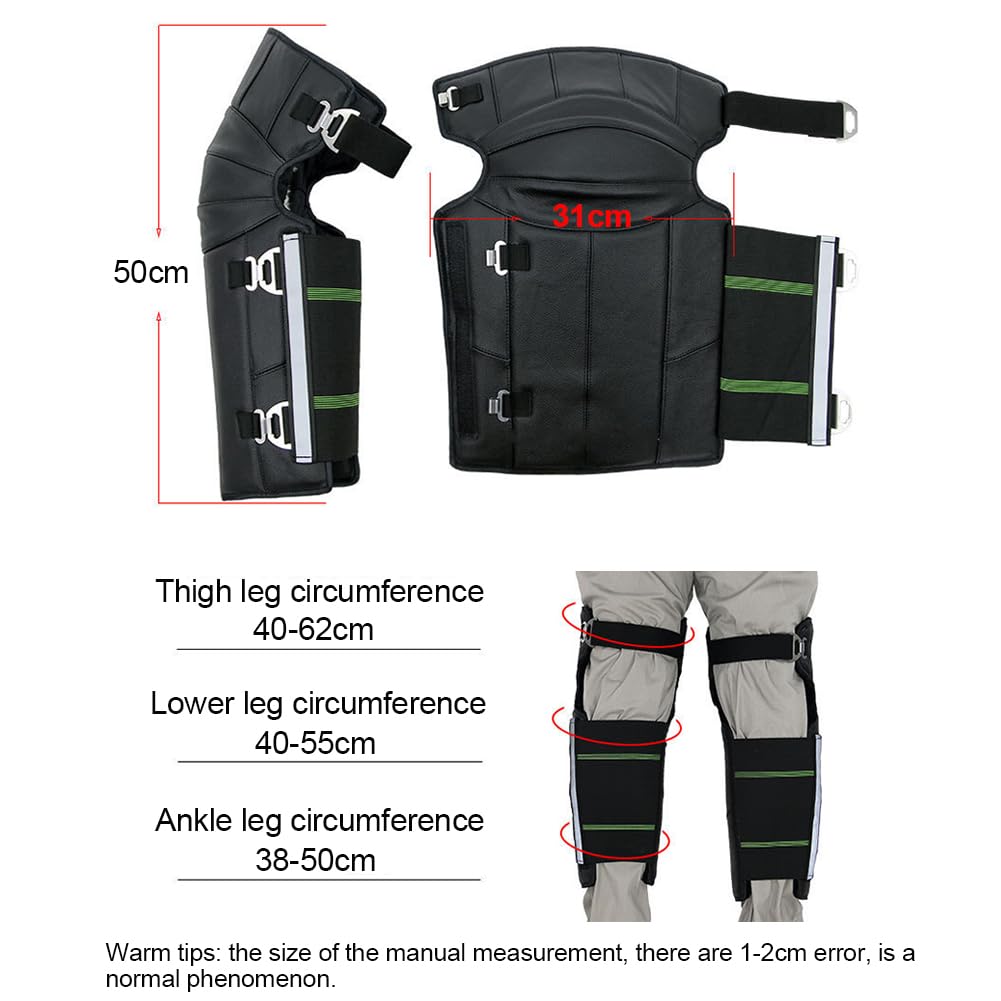 Inverno Mantieni Caldo Ginocchiere per Moto, Ginocchiere Motociclistiche Pelle, Fodera in Lana Rinforzato e Caldo per Snowboard, Equitazione, Sci, Motocross