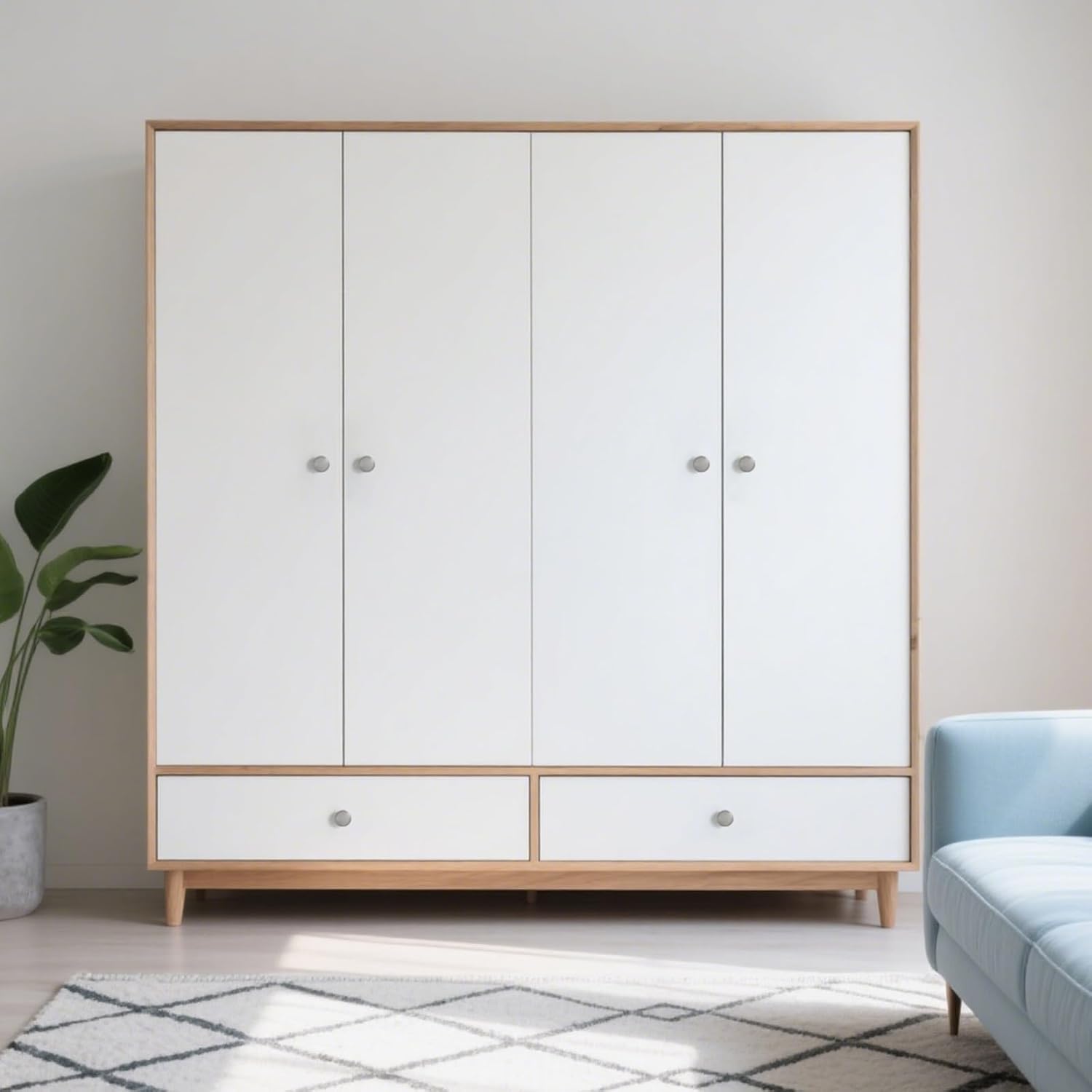 25 Pack Matt Brushed Nickel Cabinet Knobs, 1-1/4 Inch Round Solid Zinc Alloy Drawer Pulls, Modern Kitchen Cabinet Hardware for Bathroom Vanity, Dresser Drawers and Cupboards