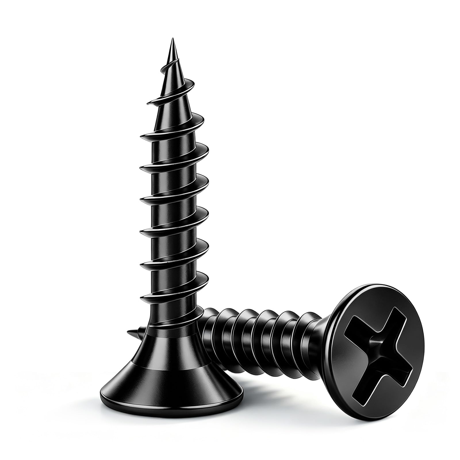Wensilon 385PCS Wood Screws Assortment Kit, Black Flat Head Screws — Amazon image 28