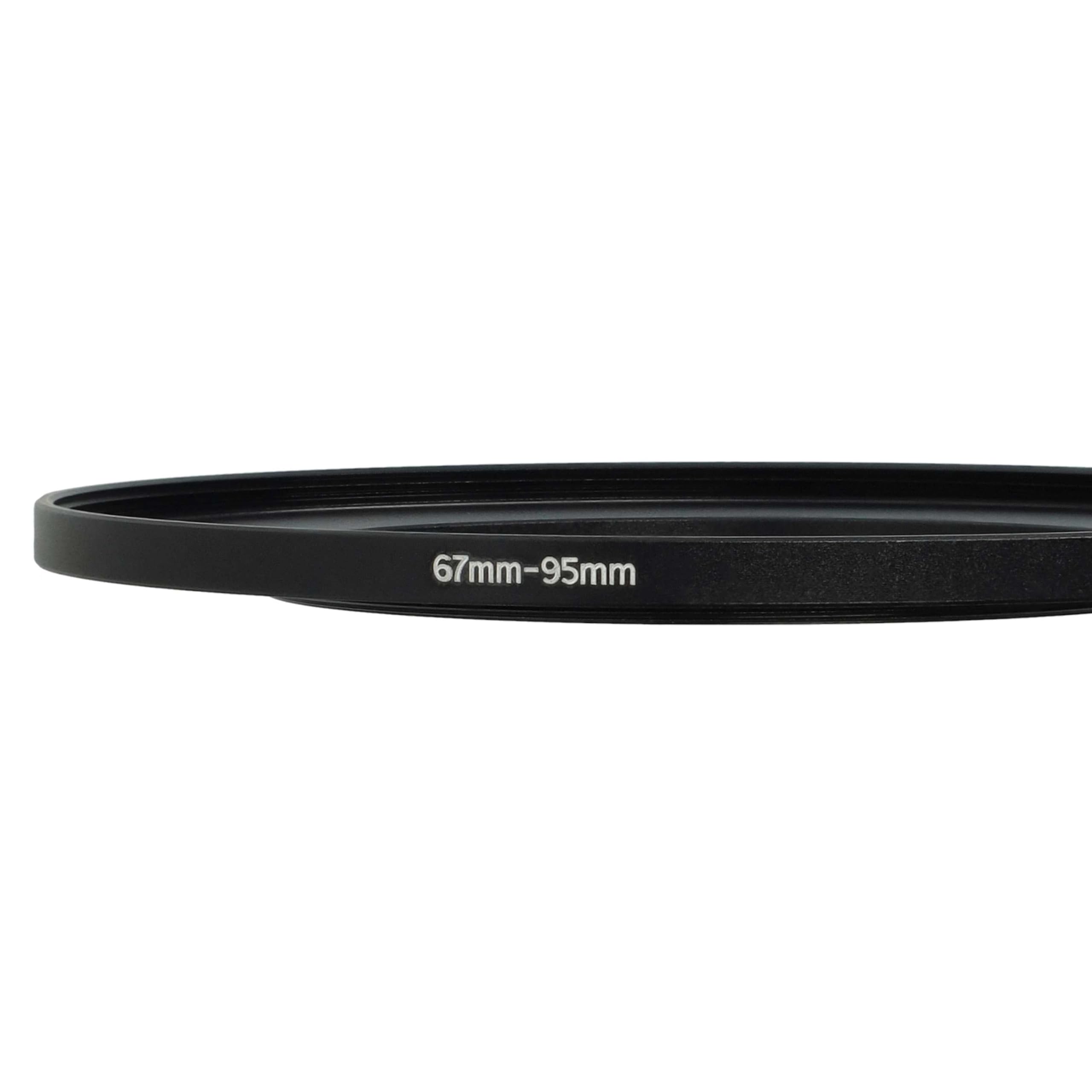 Vhbw Anello Adattatore Step-up Da 67 Mm A 95 Mm – Per Filtri E Accessori Fotografici