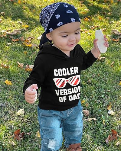 YALLET Toddler Baby Boy Clothes, Long Sleeve Letter Hoodies Top+Ripped Denim Pants 2pcs Fall Winter Outfit Sets3
