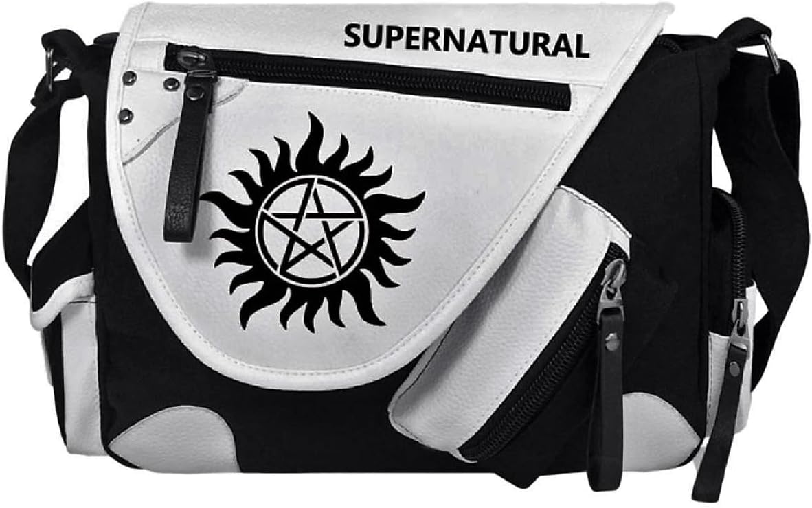 Supernaturals Anti Possession Canvas Crossbody Messenger Bag