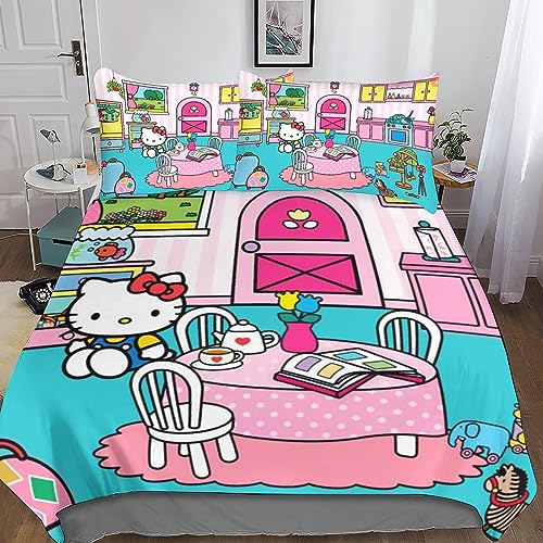 Toca Boca World Bettwäsche Set - Moderner Bettbezug Für Jugendliche 135x200cm
