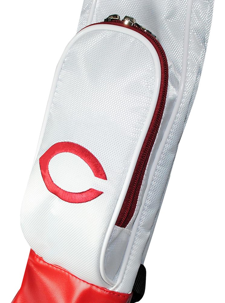 LEZAX Hiroshima Toyo Carp Round Stand Bag, White HCCC-4429