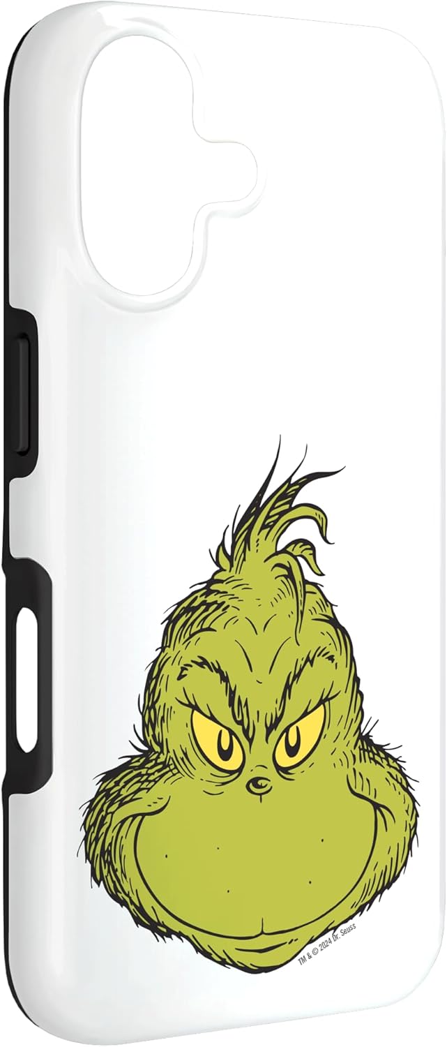 Dr. Seuss Classic Grinch Face Case for iPhone 17