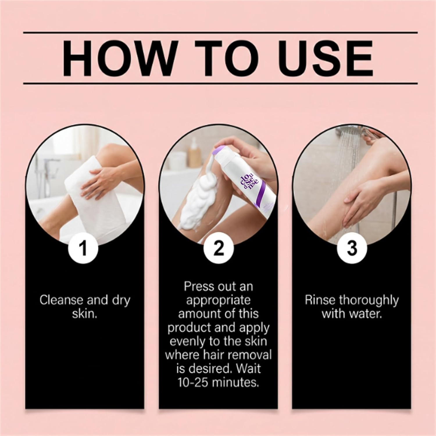 Cloud Sense Hair Removal Spray, Smooth Hair Removal Spray, Gentle Body Hair Removal Kit, Hairs Removal Cream for Sensitive Skin, Soothing Body & Legs for Women and Men, For All Skin Types