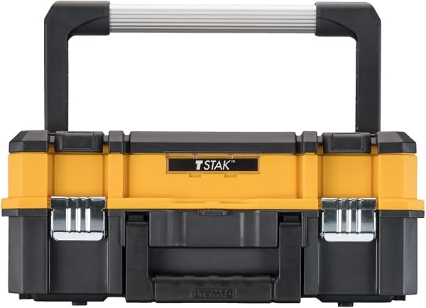 DEWALT Dewalt DWST17808 Metal Latch Case with Long Handle and Top Organizer in use