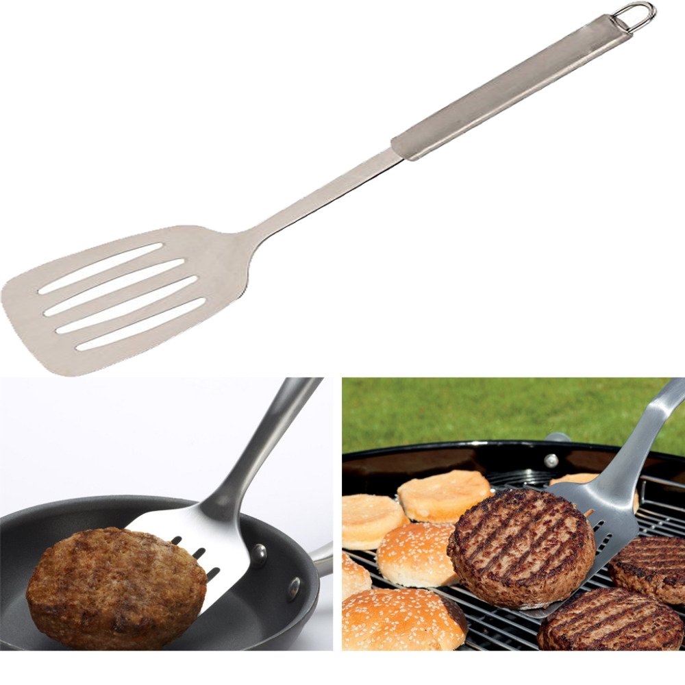 King International Stainless Steel Perforated Turner, Set Of 2 Pieces - Image 7