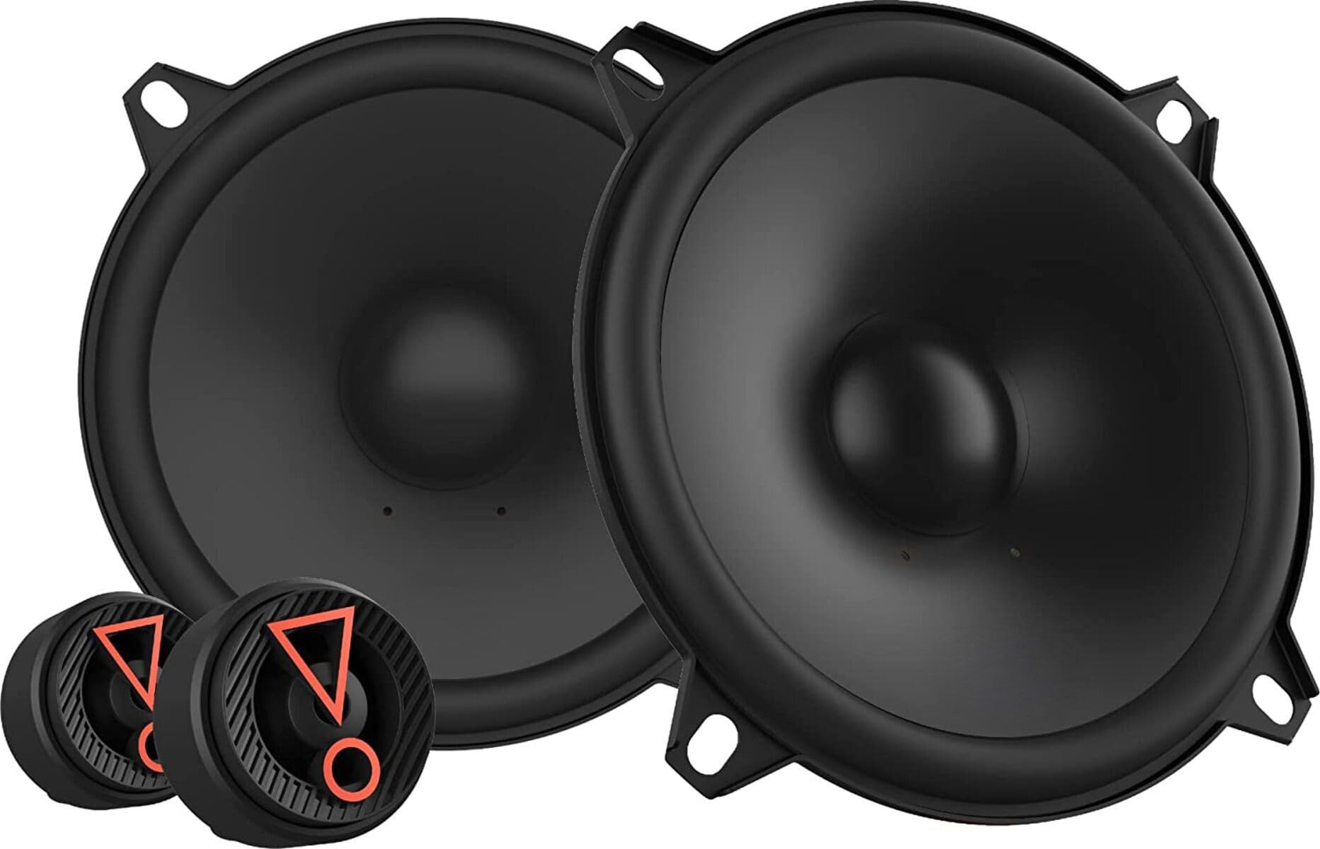 Lautsprecher Boxen Einbaupaket für JBL Stage3 507CF kompatibel mit Mercedes Sprinter W906 vorne | 2X Tief-Mitteltöner 2X Hochtöner