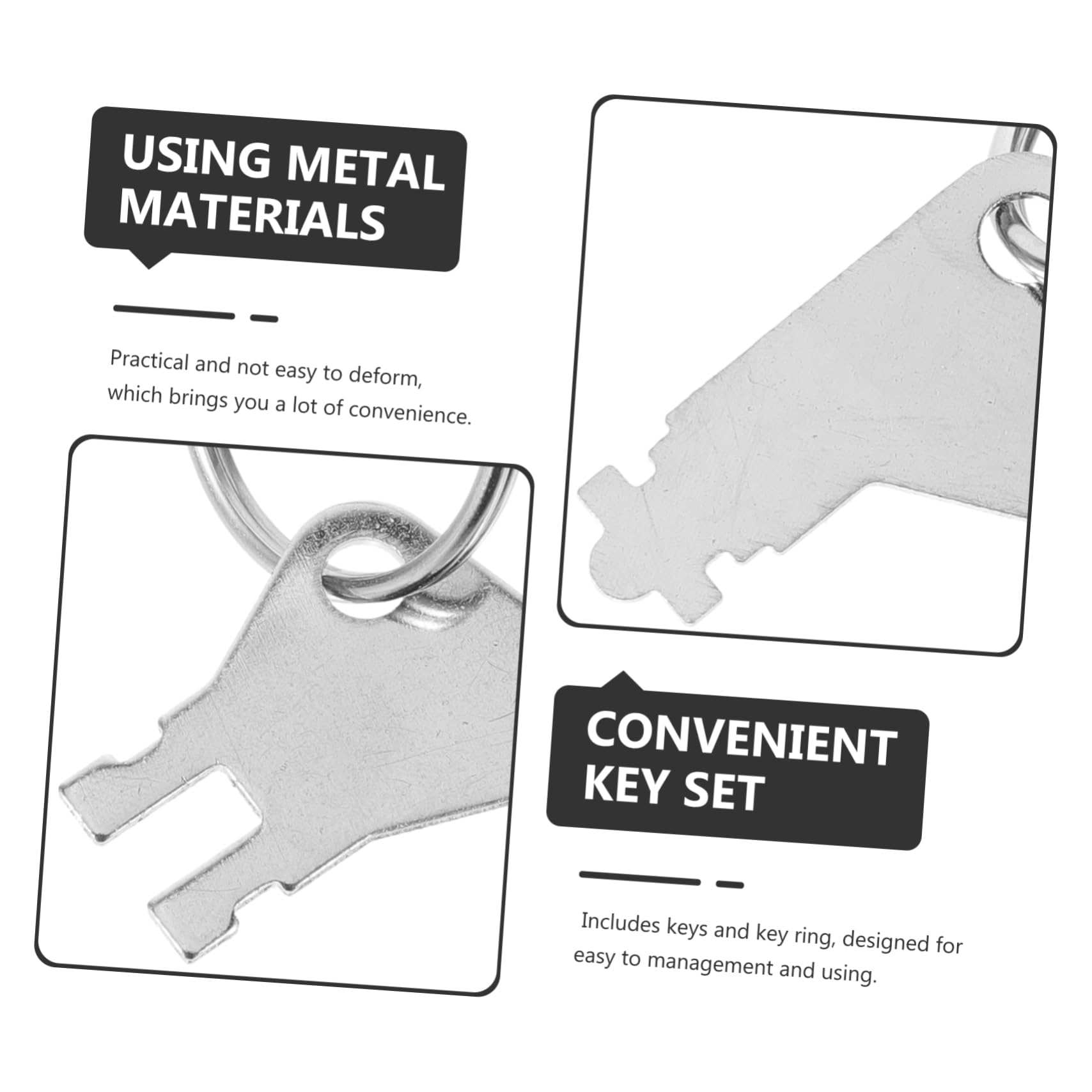 HAPINARY Toilet Paper Dispenser Key Replacement Paper Towel Holder Key Versatile Design