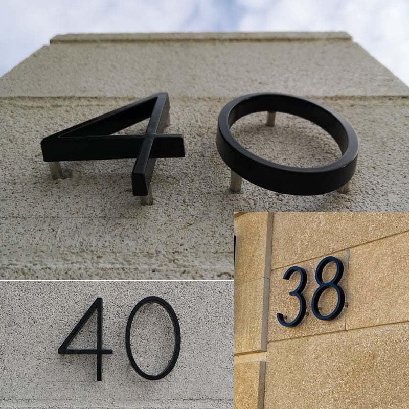 Numery drzwi do domów metalowych