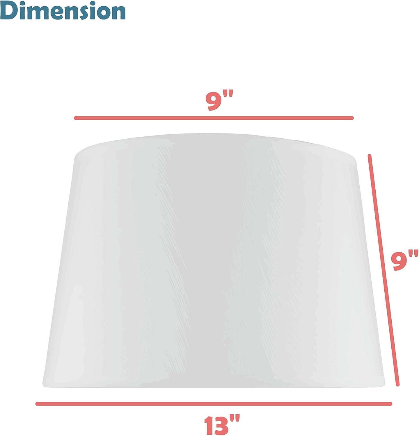 Aspen Creative 32057A Transitional Hardback Empire Shape Spider Construction Lamp Shade in Beige, 13" wide (9" x 13" x 9")