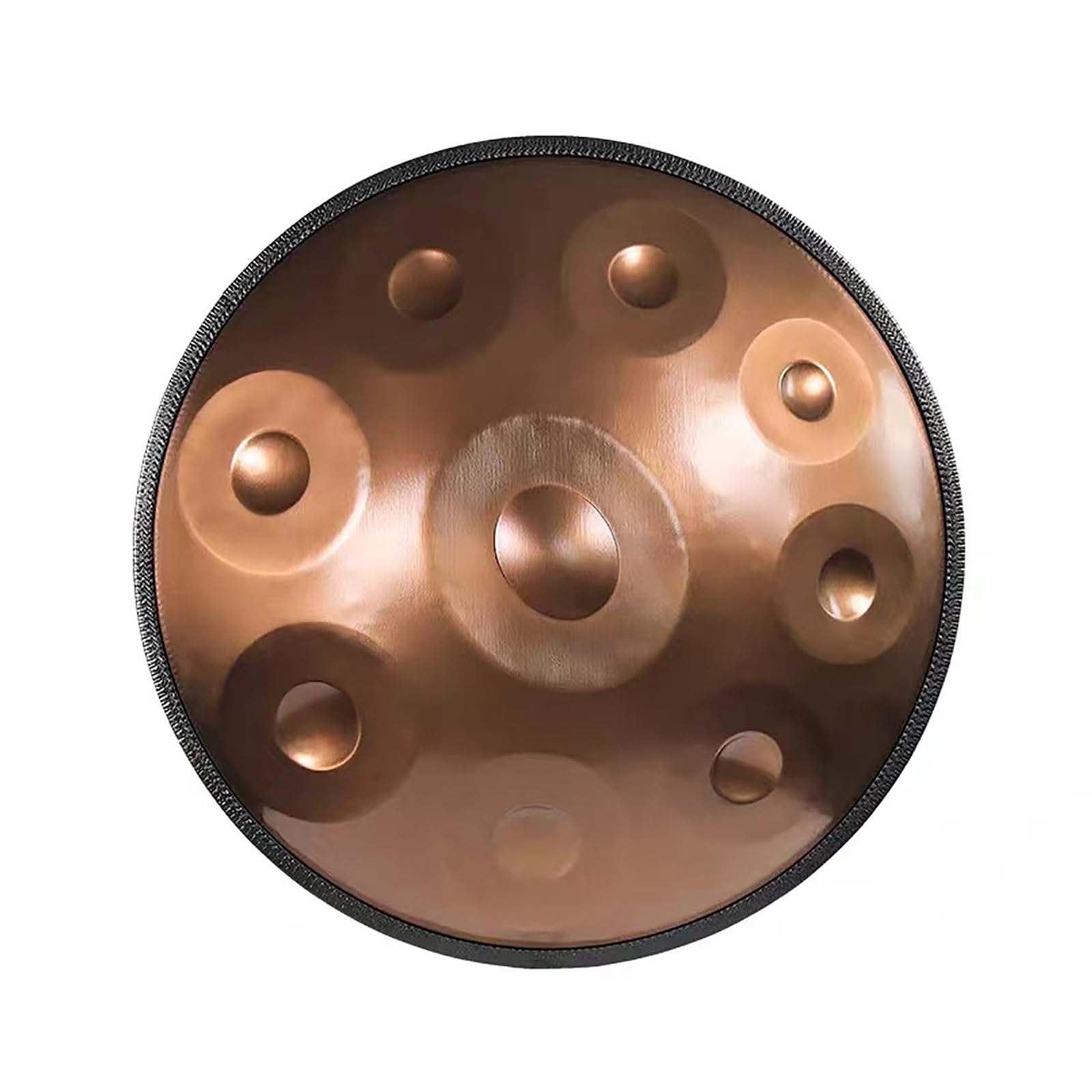 Steel Handpan Drum D Minor 440Hz 9/10/12 Notes 22 Inch Handpan Drums for Adults with Carry Bag, Stand, 2 Hand Mallets, for Music Therapy, Meditation,