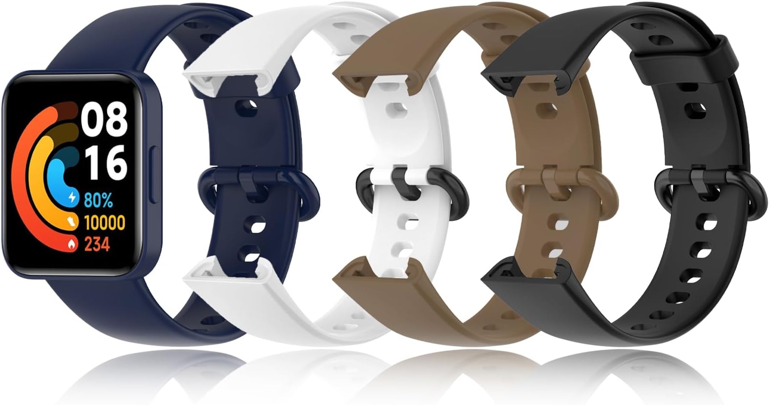 Bands for Mi Redmi Watch 2 Lite Straps - Silicone Wristband Replacement Strap Compatible with Xiaomi Redmi watch 2 Lite/Mi Watch Lite 2 Bracelets for Men Women