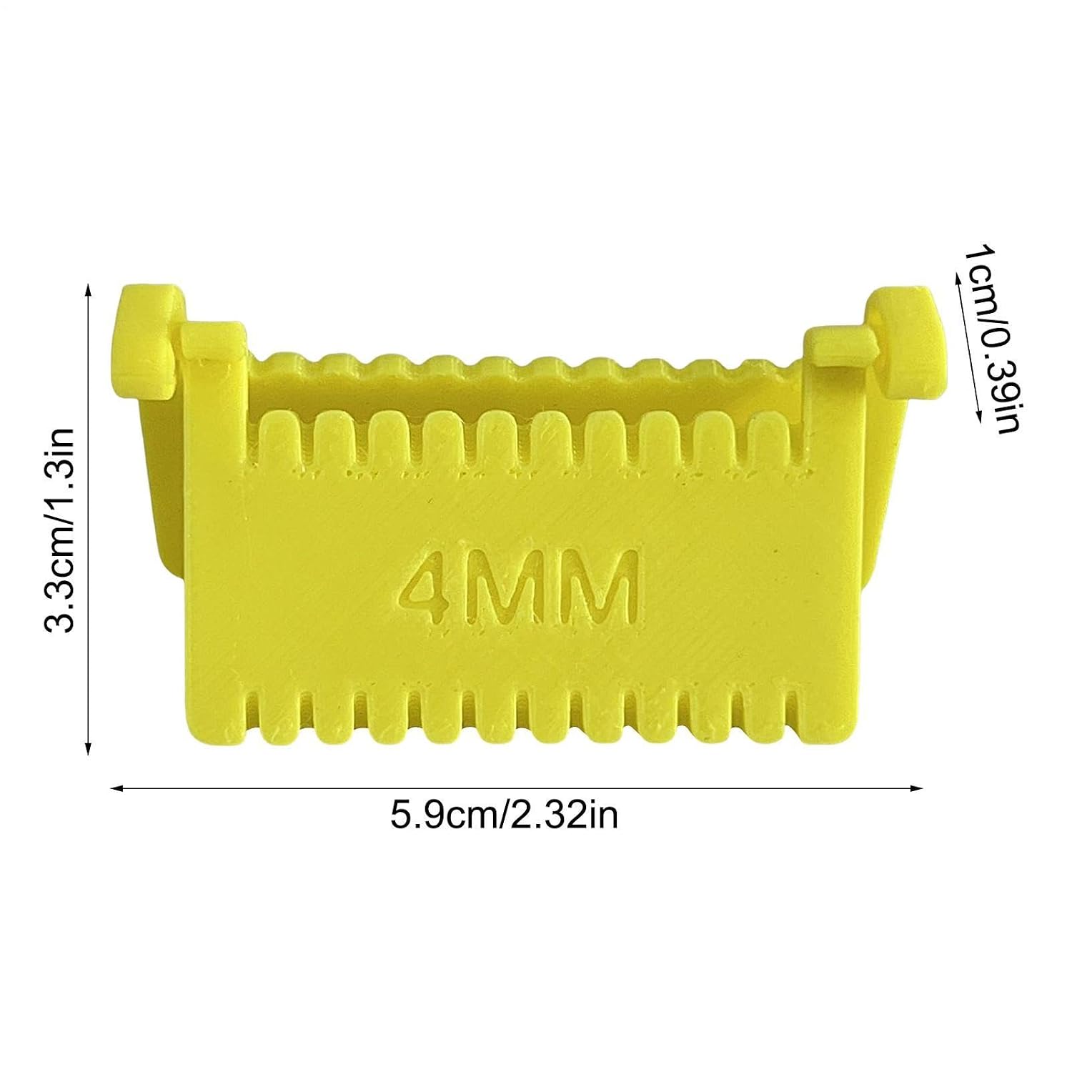 Hand Sewing Ruler, Seam Guide Ruler for Sewing, Portable Hand Quilting Gauge with 2-5mm Spacing for Seniors, Beginners, Men, Experienced Users, ABS