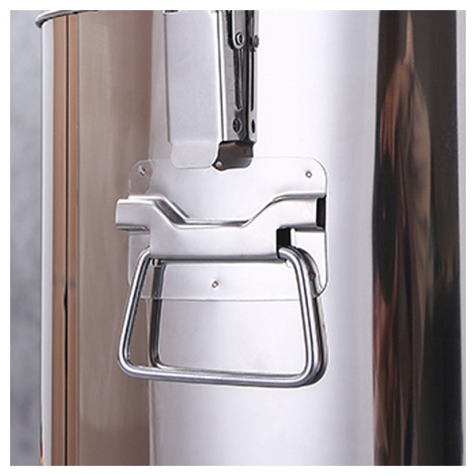 Cubeta aislante para calentar alimentos, recipiente hermético de acero inoxidable de 10 L para granos y harina, contenedor de transporte térmico para restaurantes y cantinas