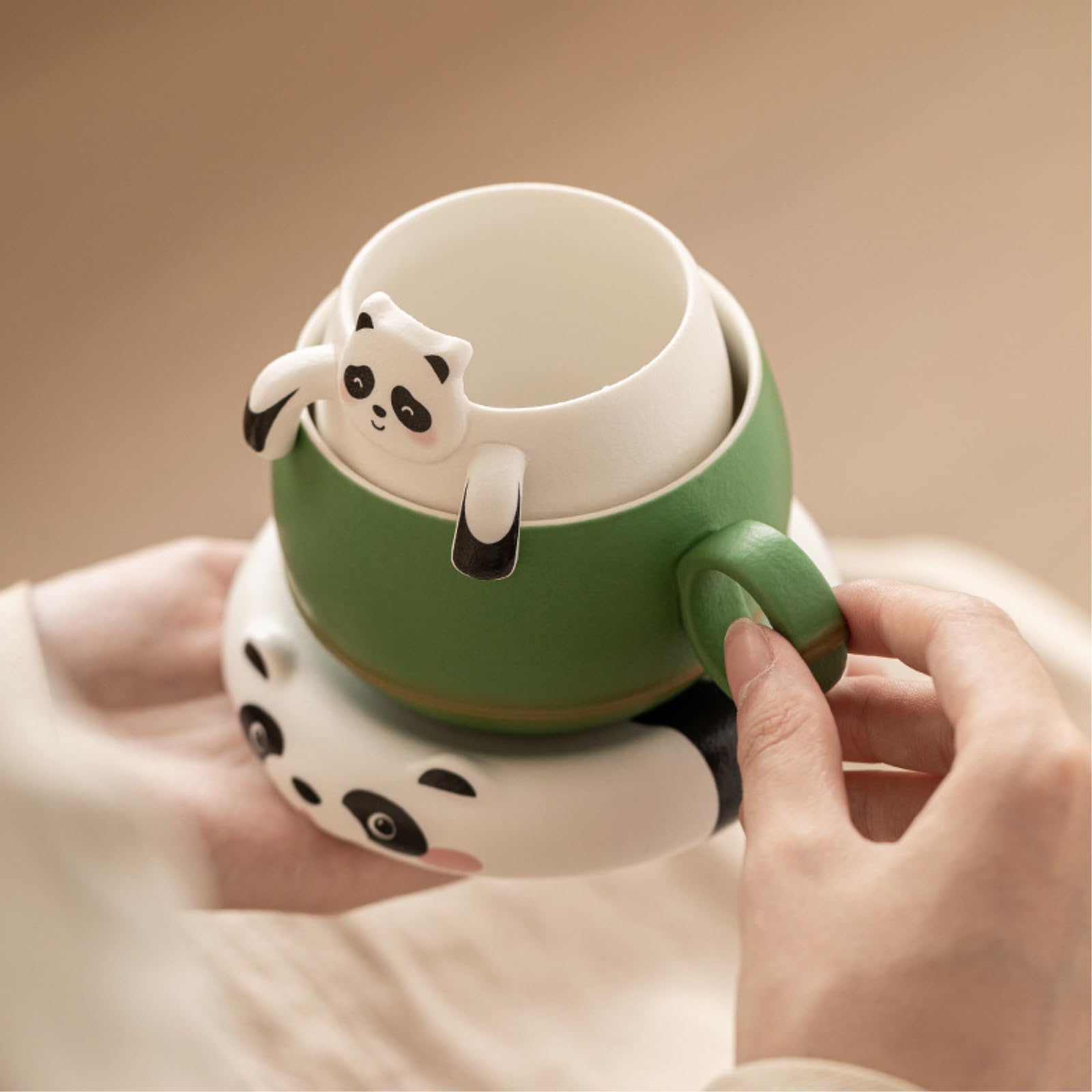 Ręcznie malowane kubki ceramiczne