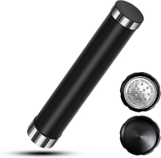 Cigar Tube with Humidor, Air Tight, Smell Proof, Portable Cigar Travel Case build in Humidifier, Gift for men (6 inches & 60 ring gauge)