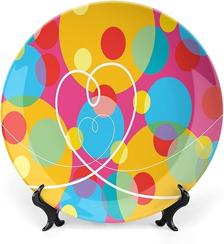 Miniatura 11 de XISUNYA Plato decorativo de 7 pulgadas, plato retro de vajilla con estampado de calle estrecha de la ciudad europea, accesorio de decoración para