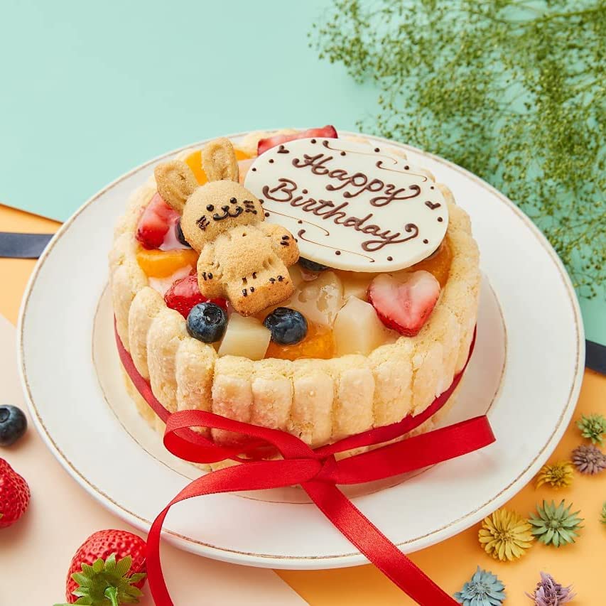 Amazon.co.jp: Cake.jp 豆乳クリームのファーストバースデーケーキ
