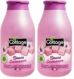 Cottage – Douche Lait Hydratante – Douce Guimauve – 97% D’Ingrédients D’Origine Naturelle – Made in France – 250 ml (Lot de 2)