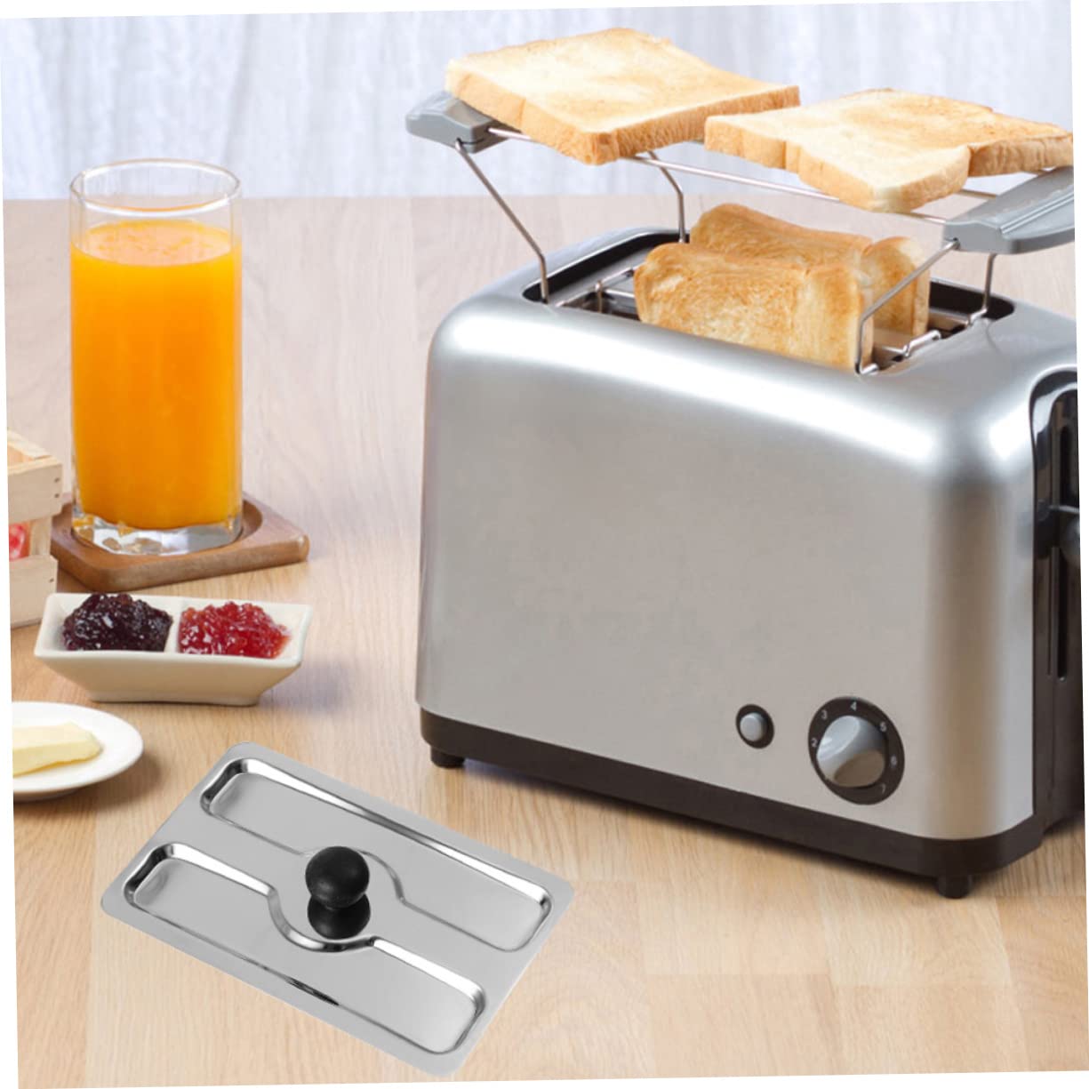 MAGICLULU 2 Piezas Cubierta Para Máquina De Hacer Pan Tapa De Tostadora Metálica Tapa Superior De Tostadora Para Electrodomésticos Hogar Para Panificadora De Cocina
