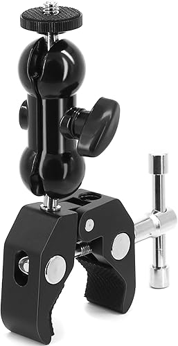 Soporte de montaje para monitor con abrazadera de brazo de bola de doble cabeza esférica compatible con Ronin M Ronin MX Freefly MOVI