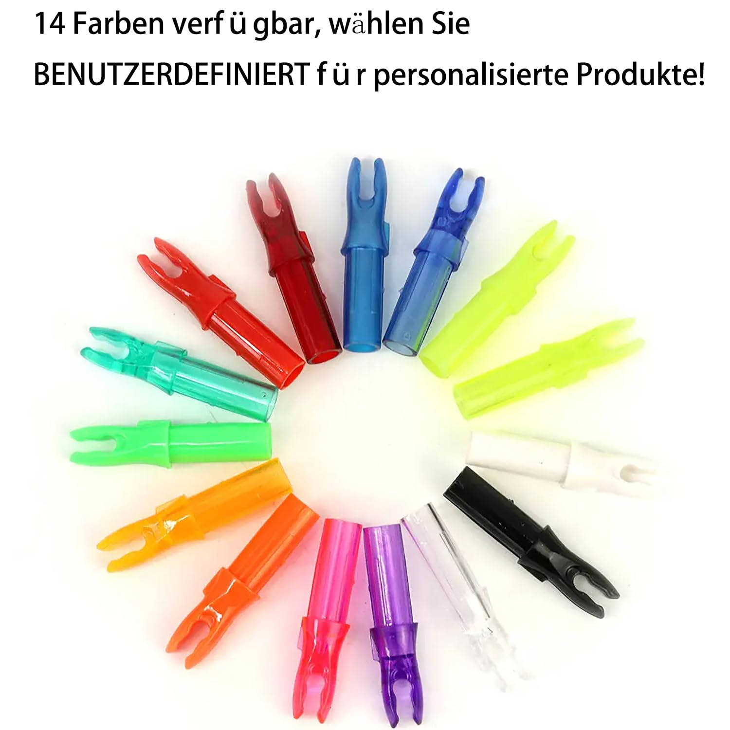 6/12er Länge nach Maß Carbon-Pfeilschaft DIY-Kits Set für Bogenpfeile Jagdpfeil 200/250/300/350/400/500/600/700/800 Spine Pfeilschäfte mit Inserts Nocks für Recurvebogen Compoundbogen Bogenschießen S1