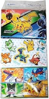 水に流せるプリントティシュ ポケモンミニ 6パック×4個