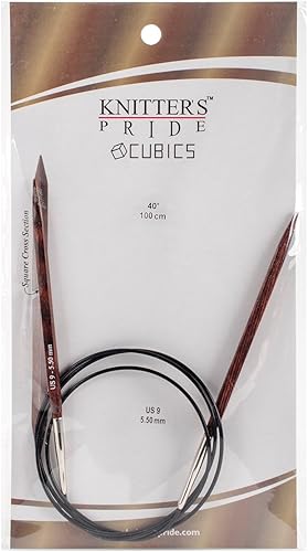 Knitter's Pride KP300257 90.217 in Cubics Agujas Circulares Fijas, 40"