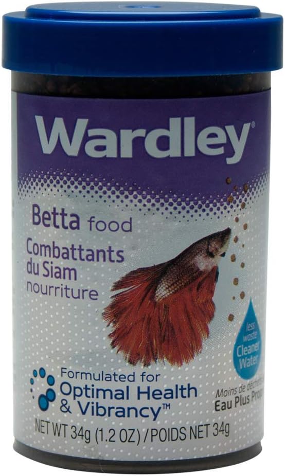 Wardley Premium Betta Fish Food Pellets - 1.2oz 1.19 Ounce (Pack of 1) Betta Pellets